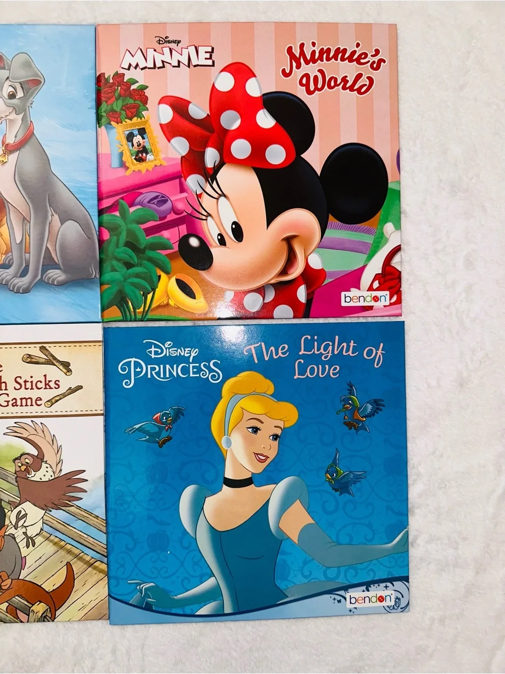 New 4pc Disney Children’s Book Bundle